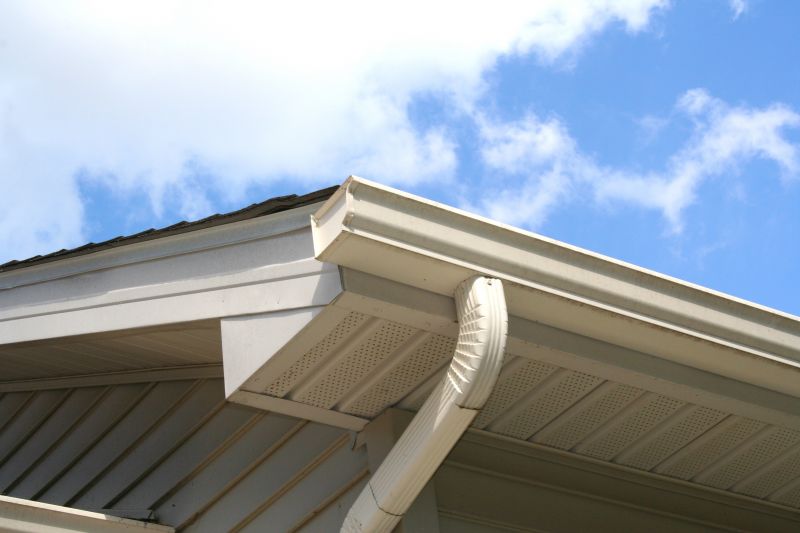 Close-up of Gutter and Downspout